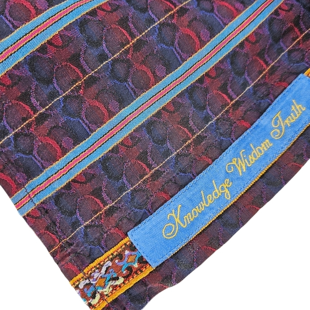 Robert Graham Shirt Multicolor Striped Long Sleeve Button Up Collared XL - Picture 5 of 7